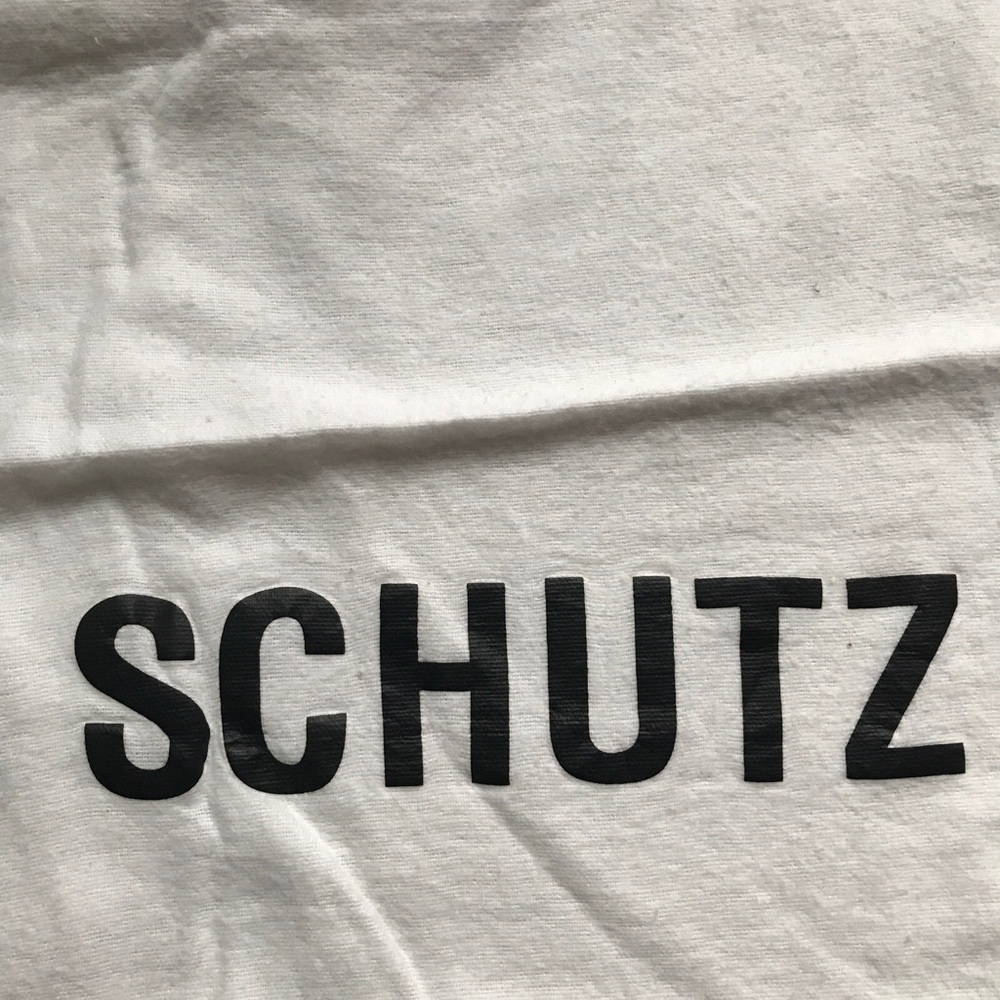SCHUTZ WHITE DUST BAG SMALL DRAWSTRING STORAGE - Picture 2 of 7